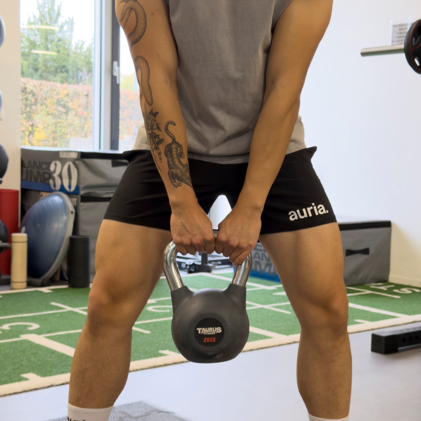 auria. Training Shorts — Black