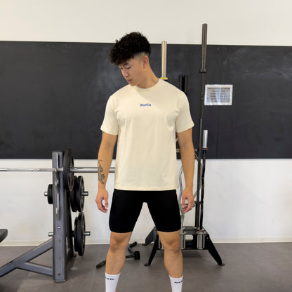 auria. T-Shirt — Beige
