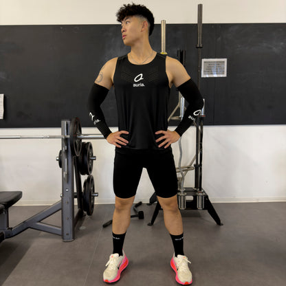 auria. Singlet — Black