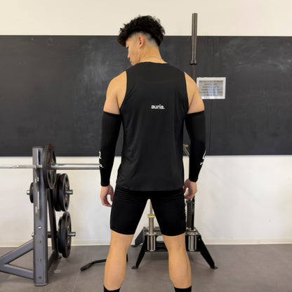 auria. Singlet — Black
