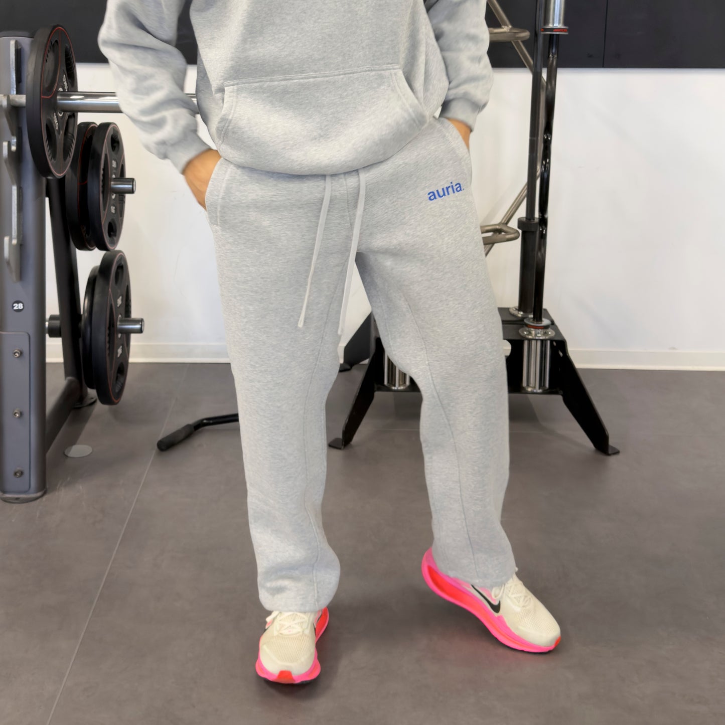 auria. Sweatpants — Light Grey