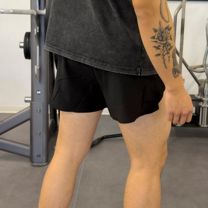 auria. Running Shorts — Black