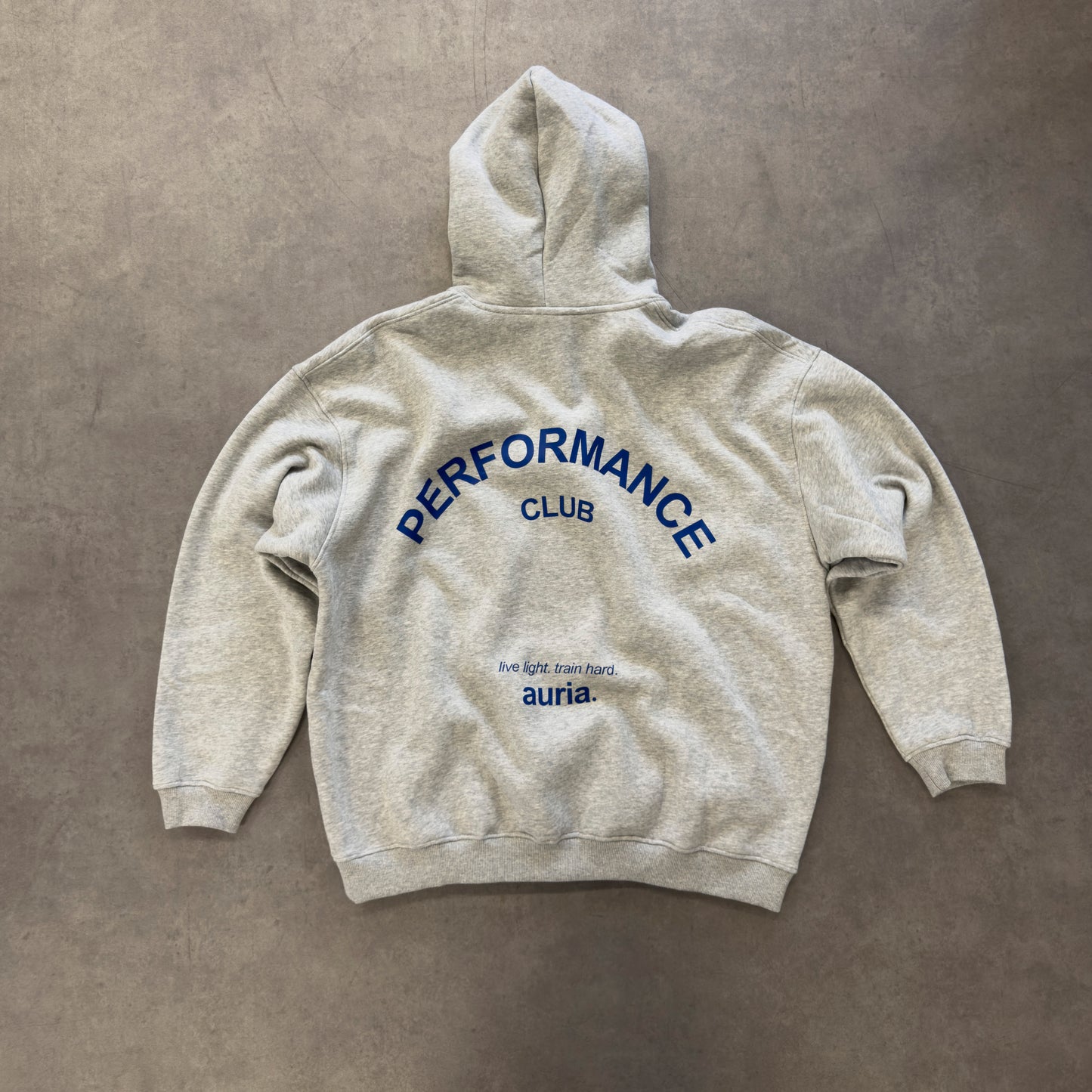 auria. Hoodie — Light Grey